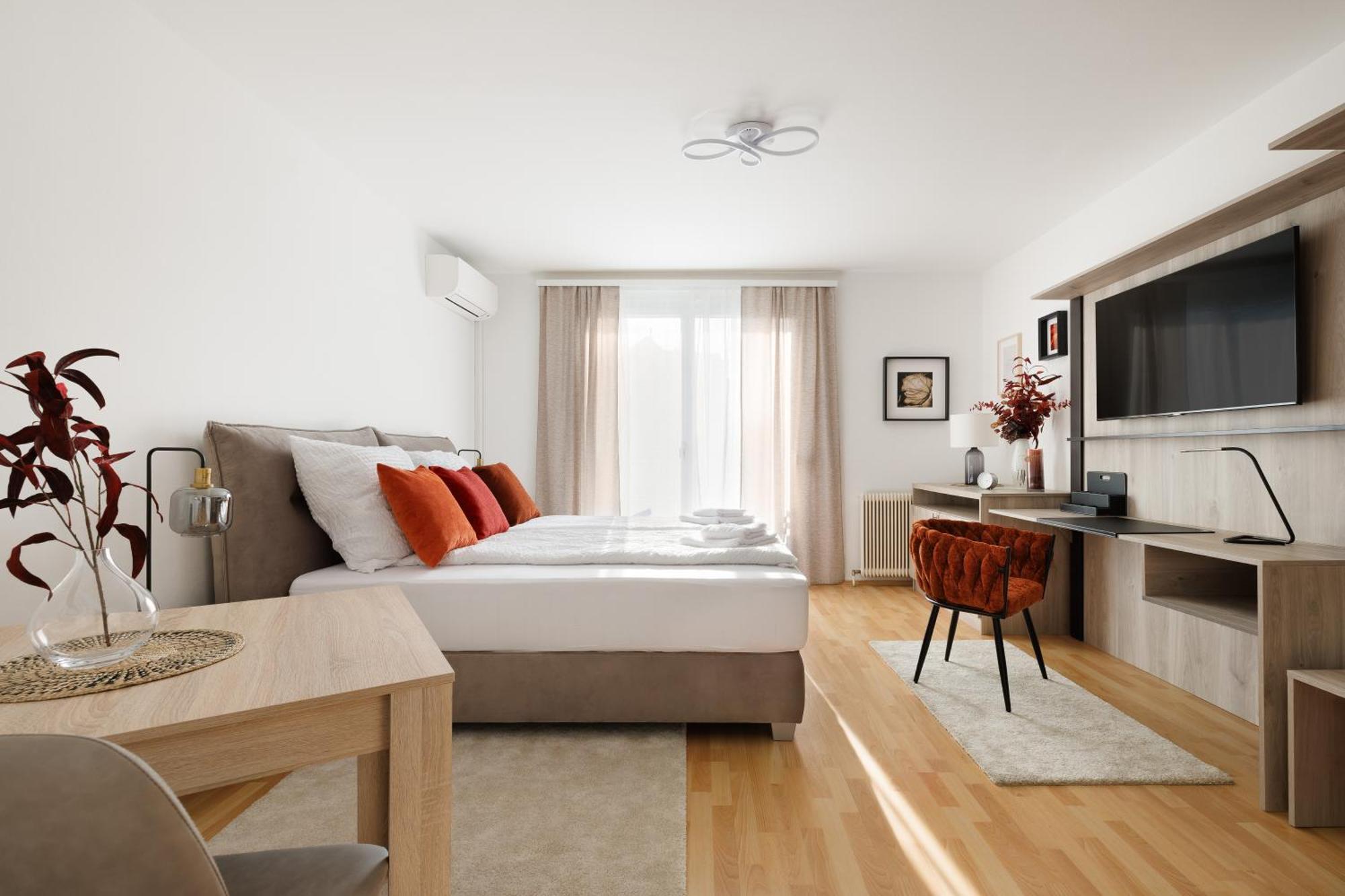 Neu! Apartment Mit Klimaanlage, Nahe Hauptbahnhof Wina Bagian luar foto