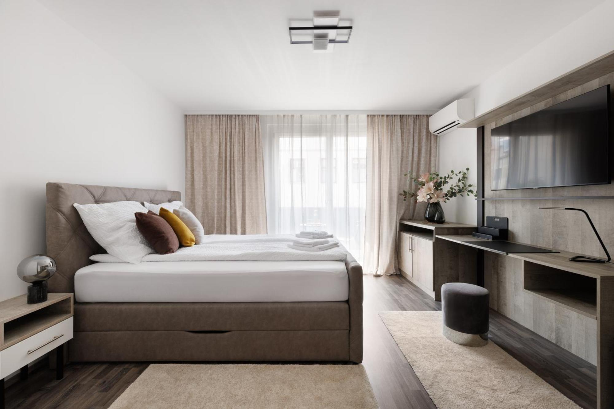 Neu! Apartment Mit Klimaanlage, Nahe Hauptbahnhof Wina Bagian luar foto