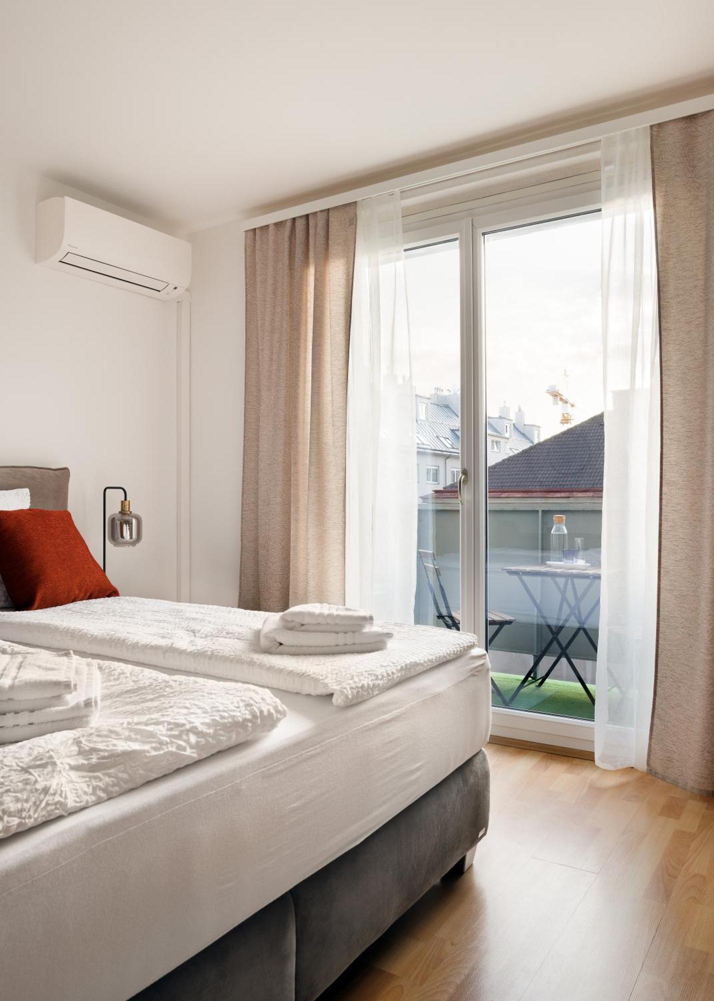 Neu! Apartment Mit Klimaanlage, Nahe Hauptbahnhof Wina Bagian luar foto